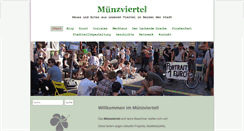 Desktop Screenshot of muenzviertel.de