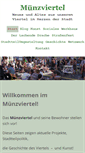 Mobile Screenshot of muenzviertel.de